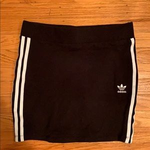 Adidas skirt with racing stripes on both sides